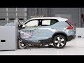 2019 Volvo XC40 40 mph driver-side small overlap IIHS crash test