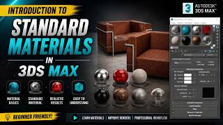 How to Use Standard Materials in 3ds Max | Beginners Guide
