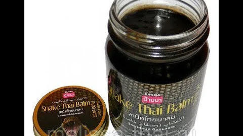 Бальзам тайский лечебный из Кобры Snake Thai Balm Banna, 200 мл., Таиланд