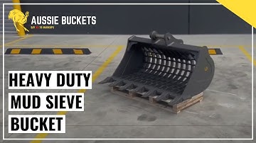 Heavy Duty Mud Sieve Bucket With Teeth | Aussie Buckets