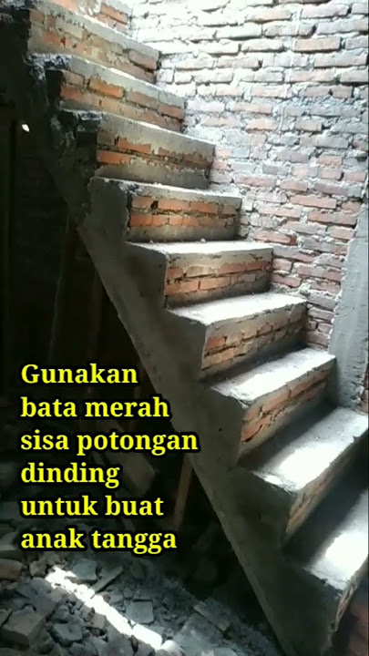 CARA BUAT ANAK TANGGA HEMAT ELASTIS #tangga