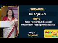 Dr. Anju Soni Day 2 Tulip Hall IMSCON2026 31st National Con. Bhopal