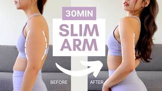 30 min INTENSE SLIM ARMS WORKOUT | 🔥 Lose Arm Fat (All Seated, No Equipment)