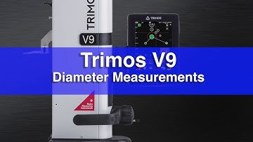 Fowler Trimos V9 Height Gage: Diameter Measurements