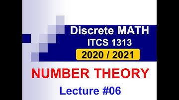 Discrete Math #06 (2020) Part 2 (Arabic)