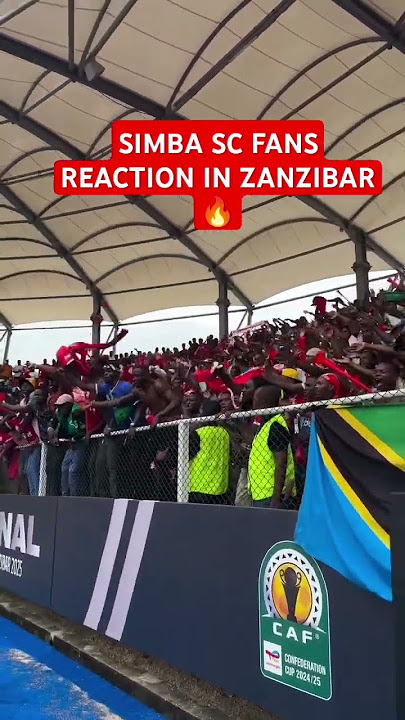 SIMBA SC FANS REACTION ZANZIBAR🔥#YouTubeShorts #TrendingNow #ViralShorts #footballshorts #tanzania