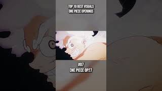 Top 10 One Piece Openings With best Visuals #anime  #animeopening #animesong #onepiece