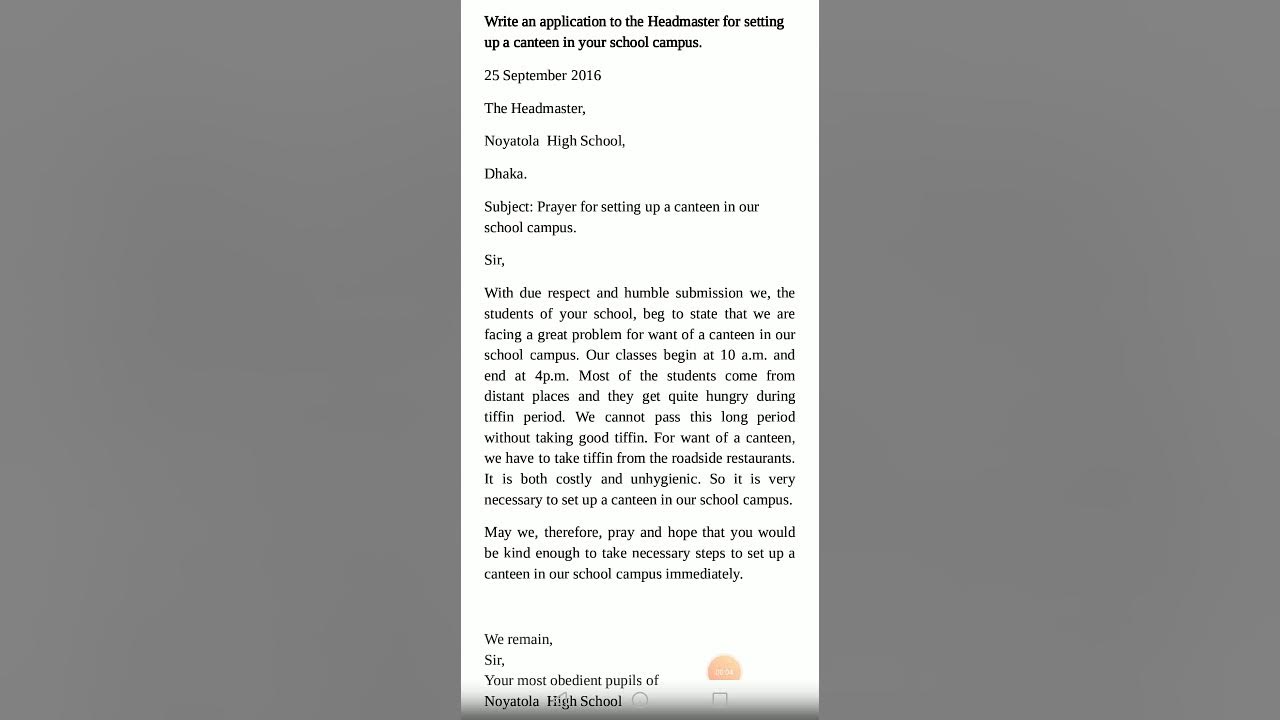 Application: Setting up a canteen - YouTube