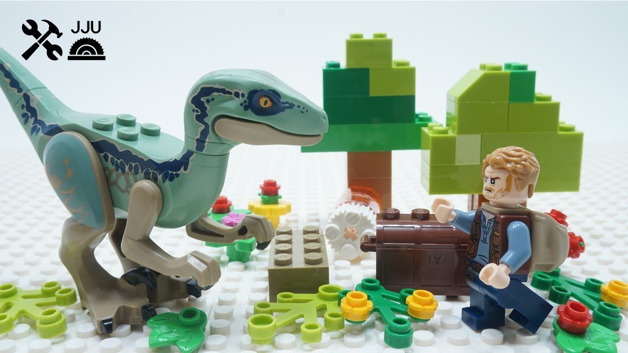 LEGO[레고] JURASSIC WORLD - 75928 Blue's Helicopter Pursuit[JJU] - YouTube