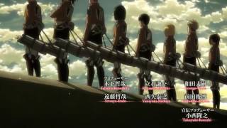 Video thumbnail of "Attack On Titan Season 2 Opening HD Shinzou Wo Sasageyou"