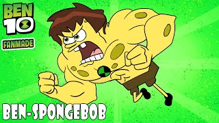 Spongebob Life Story | Ben 10 Spongebob Squarepants Fanmade Transformation