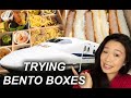TRYING BENTO BOXES in JAPAN: SHINKANSEN BULLET TRAIN (Osaka to TOKYO)