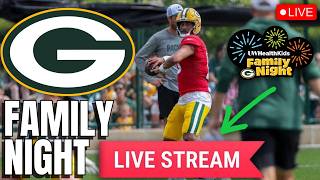 🔴LIVE Packers Family Night LIVESTREAM! First Look at Jordan Love & Christian Watson in Lambeau!