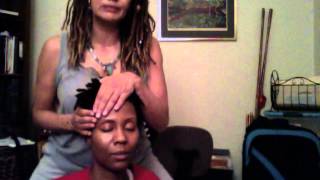 MaKRSTN demonstrates basic energy healing techniques part2