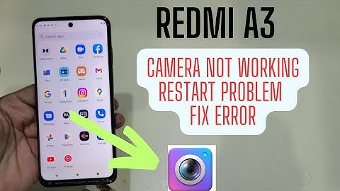 Redmi A3 Camera Not Working How To Fix Camera Error