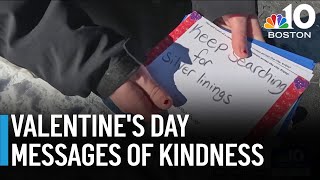 Nonprofit helps spread Valentine's Day love to strangers in Boston