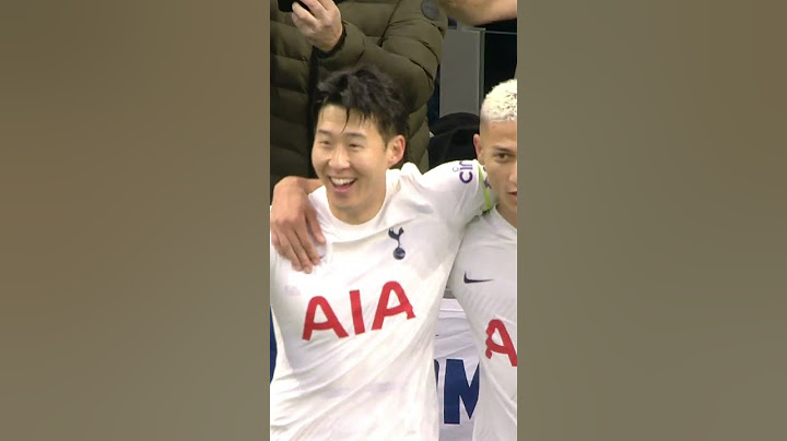 Heung-Min Son scores against Everton 🇰🇷