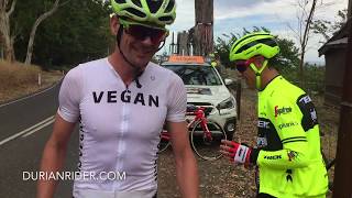 Richie Porte VS Durianrider Up Norton Summit Australia