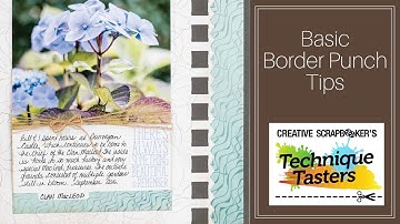 Technique Tasters - Web Show #106: Basic Layering with a Border Punch