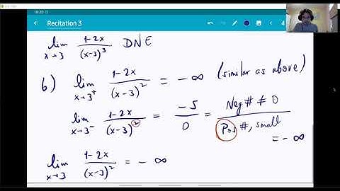 Recitation 3 - Infinite Limits and Vertical Asymptotes (Rutgers Math 135, Calculus I)