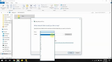 map network drive in win10