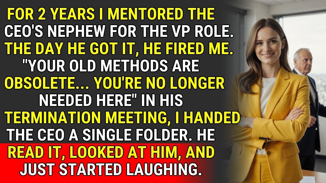 Outmaneuvered: I Mentored the CEO's Nephew, He Fired Me, I Exposed Him ♟️