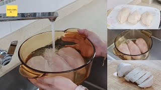 How to Boil Chicken Breast - Juicy and Tender Chicken Breast | Darlene