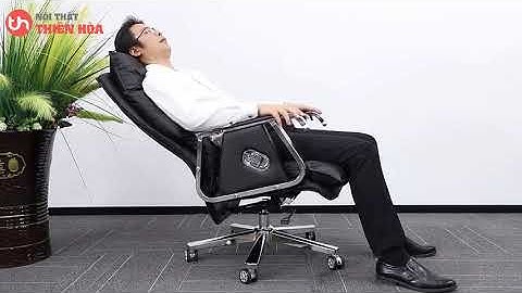 Ghế boss, Ghế giám đốc bọc da PU cao cấp có gác chân, ghế xoay văn phòng tuỳ chỉnh độ cao hiện đại