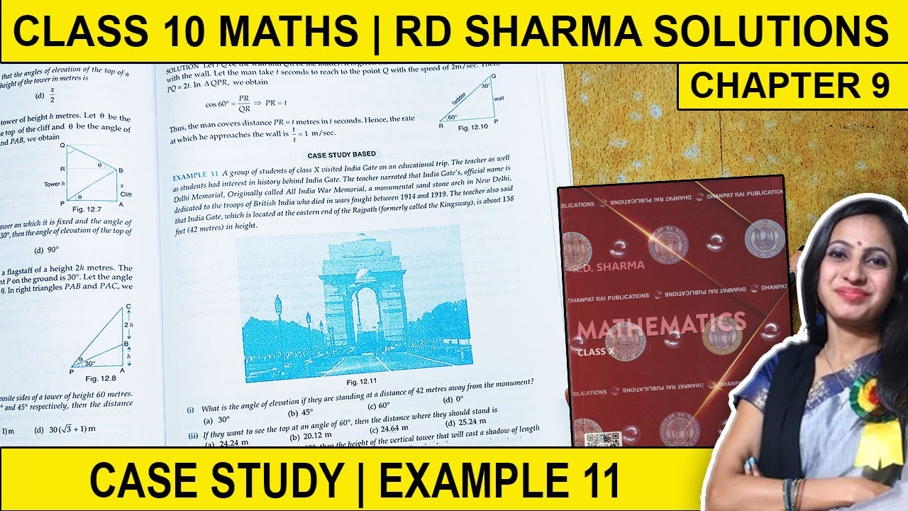 Class 10 Maths Case Study | RD Sharma MCQ Book Solution | Chapter 9 ...