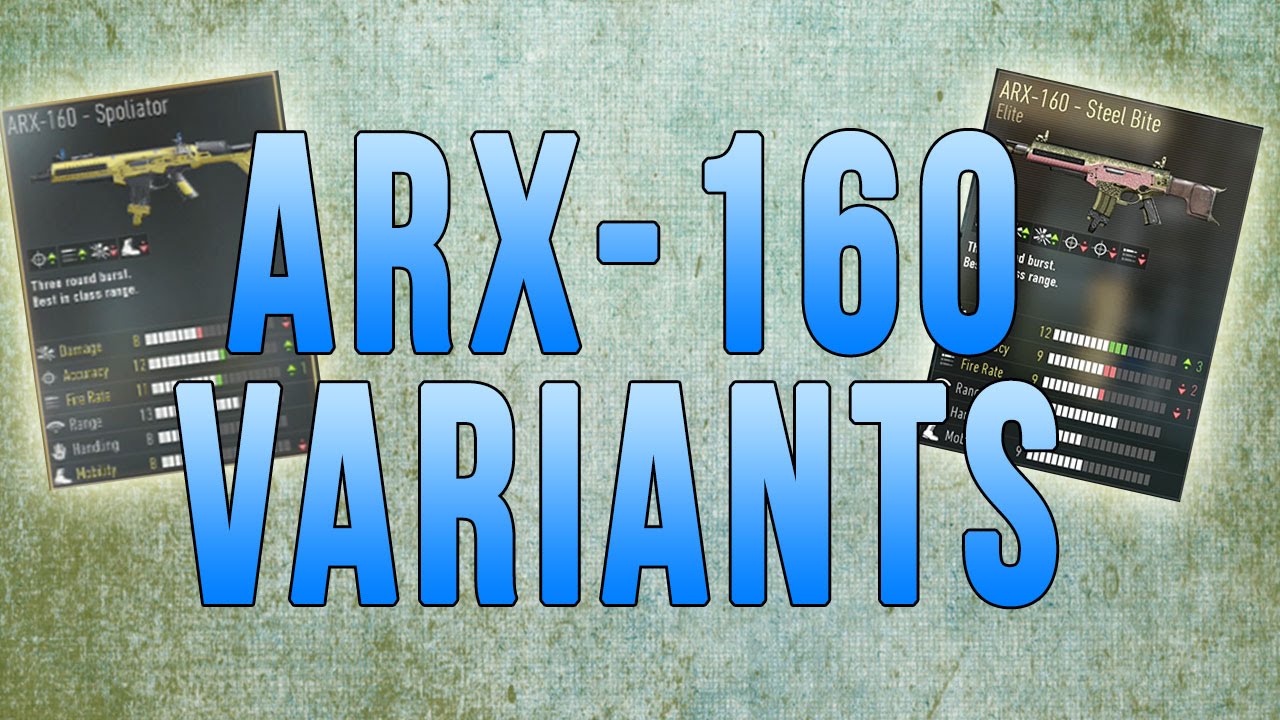 Advanced Warfare - ARX 160 VARIANTS (Covering All Variants)