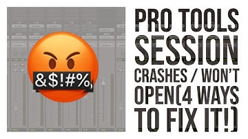 Pro Tools Crashes / Won