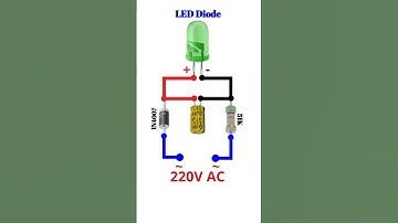 How to Connect LED to 220V AC - Safe & Simple Guide #electronics #diy #ideax