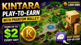 كيف تلعب KINTARA: ابدأ بـ 1000 عملة KINS فقط! (دليل محفظة Phantom) screenshot 4