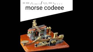 A CuDPlayZ Original: morse codeee