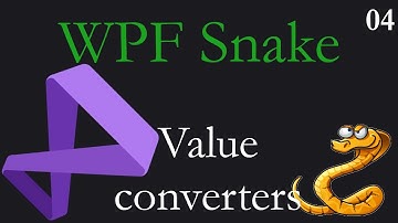 #wpf #programming C# WPF Snake App Tutorial: 04 - Value converter