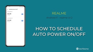 How to Schedule Auto Power On/Off - realme [Android 11 - realme UI 2]