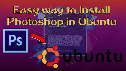How to install Adobe Photoshop CS6 portable in Ubuntu 20.04