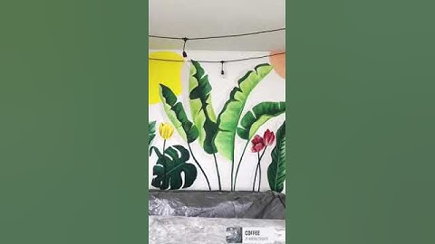 Vẽ tranh tường quán cafe, trà chanh – Vẽ tranh tường Hà Nội rẻ đẹp 0799110022 5