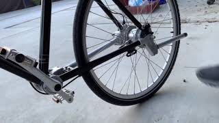 pålidelighed Afslut screech Riding a Biomega Copenhagen Shaft-Driven Bicycle - YouTube