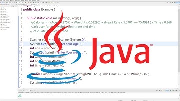 Calories burned during workout in Java / How to Tutorial