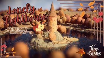 Tiny Glade | Speed Build | #TinyDaily : Lonely Lighthouse