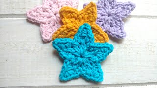 ESTRELLA CROCHET: Estrellita tejida a Crochet rápido y fácil