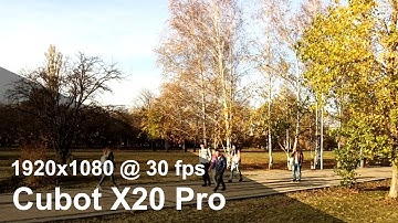 Cubot X20 Pro - Full HD (1080p) camera video sample