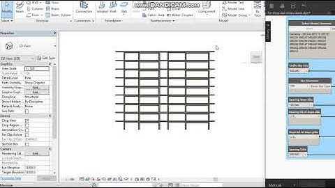 Vẽ nhanh thép đai bằng Dynamo.