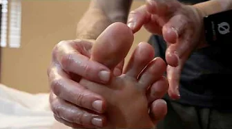 Deepest Relaxation | Foot Massage by Cozy Fireplace [ASMR]