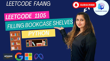 🔥Leetcode 1105. Filling Bookcase Shelves - #python  #faang #coding 🚀 #codinginterviewquestions