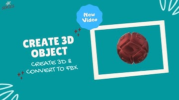 Create Own 3D Object for Augmented Reality (AR ) in 6 Minutes