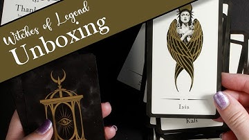 Witches of Legend Oracle Deck Unboxing | Independent Oracle Deck