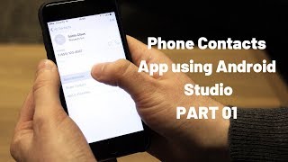#1 Display Phone Contacts App using Java Android Studio screenshot 2