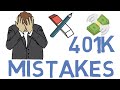 Seven 401k Mistakes (401k Investing for Beginners)